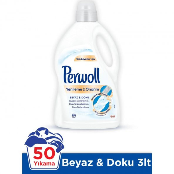 Perwoll  Sıvı Çamaşır Deterjanı Beyaz 3 L