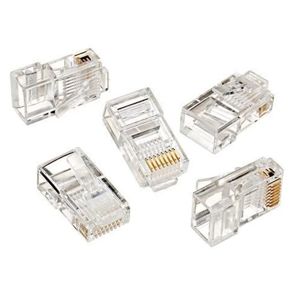 RJ45 CAT5/CAT6 UC 8P8C POWERMASTER (100LÜK PAKET) POSETLİ