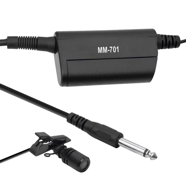 MM-701 600 OHM KABLOLU YAKA MİKROFONU MAGICVOICE