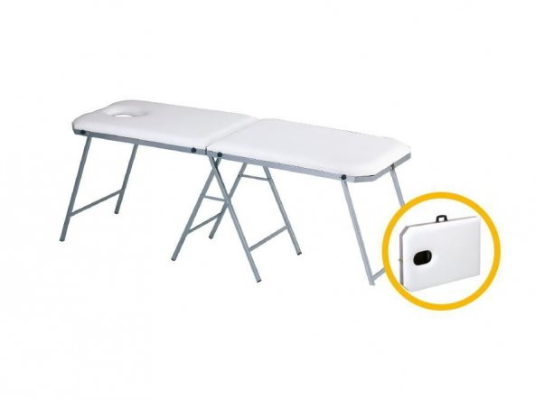 Masaj Masası Katlanır Beyaz Renk