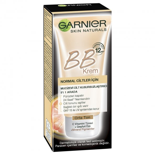 Garnıer Bb Krem Fondöten Normal Cilt Orta Ton-50ml