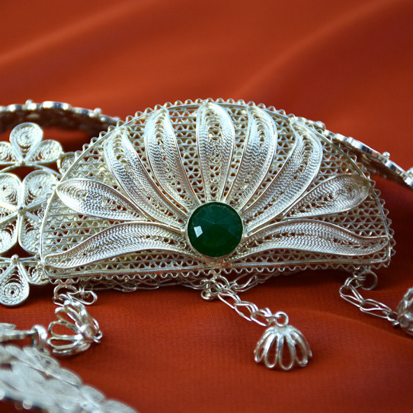 Çiçek Formlu Kemer - 3