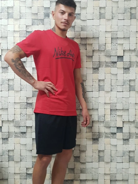 Nike Air 1 Sportswear Short Sleeve Erkek Tişört - 5