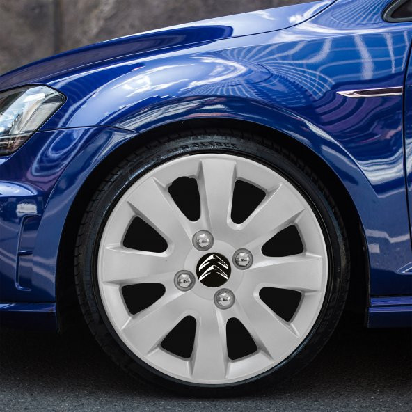 Citroen C3 15 Inç Uyumlu Jant Kapağı 4lü Takım Gri 2815