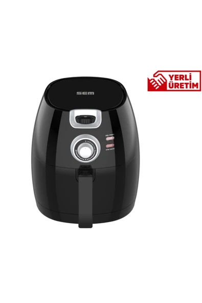 Sem Aircook Yağsız Kızartma Sıcak Hava Fritöz - Airfryer 5 Lt 1650 Watt - 2