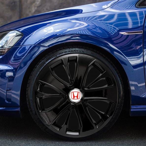 Honda Cıvıc 15 Inç Uyumlu Jant Kapağı 4lü Takım Siyah 9915