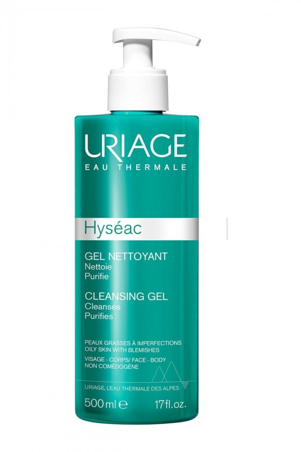 Uriage Hyseac Cleansing Gel 500 ml