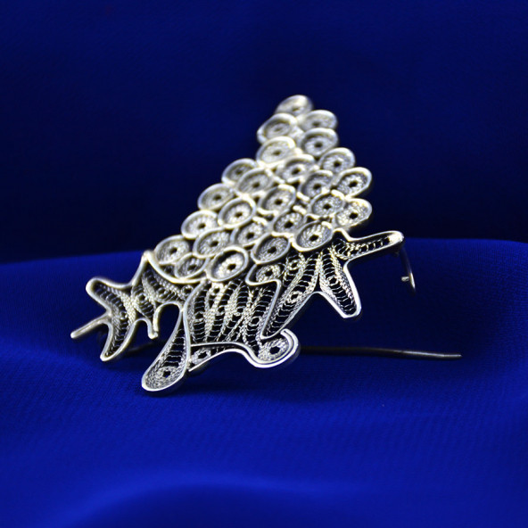 Üzüm Salkımlı Broş - 2