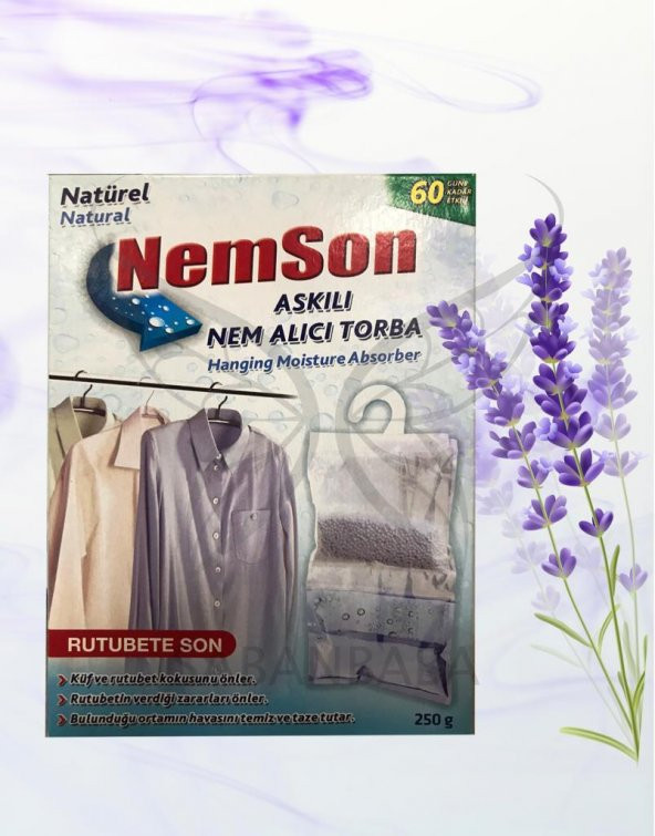 250 gr Nemson Askılı Nem Alıcı Lavanta