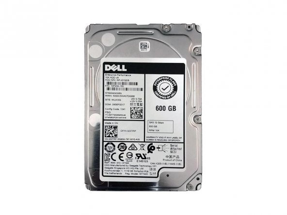 Dell 0XXTRP 600GB 10K 2.5" SAS 12Gbps 512n Hot-Plug Hard Drive Harddisk