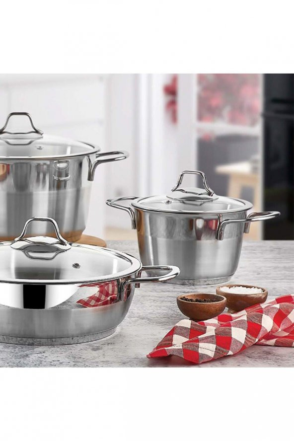Gülsan Deniz Tencere Seti 8 Parça - 3