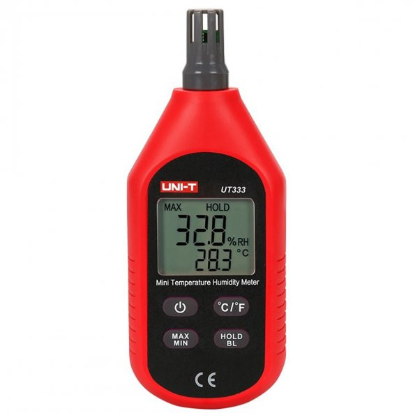 Unit UT333 Mini Dijital Isı Nem Ölçer -10/+60° Ölçü Aleti