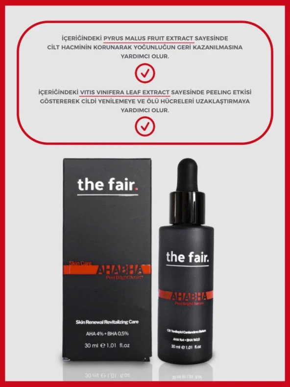 the fair. Leke ve Gözenek Bakım Seti Vegan-60 ML - 8