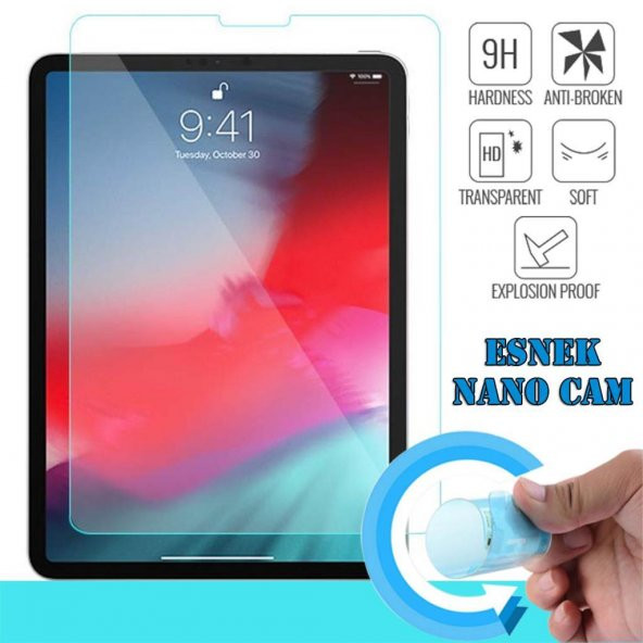 Apple iPad Pro 12.9 2018 2020 Zore Nano Ekran Koruyucu Plastik ve Cam Karışımı - 4