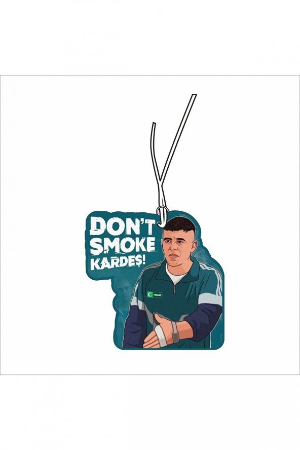 Jet Hızında Dont Smoke Kardeş! Adana01 Ciyo Tasarımlı Oto Kokusu - 1