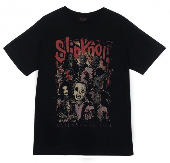 Slipknot Baskılı T-shirt    SİYAH M