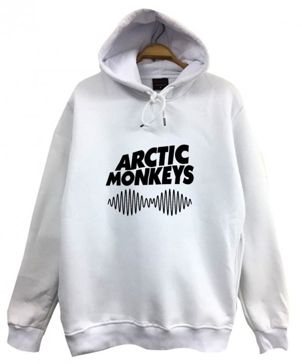 Arctic Monkeys Baskılı Sweatshirt  BEYAZ XS