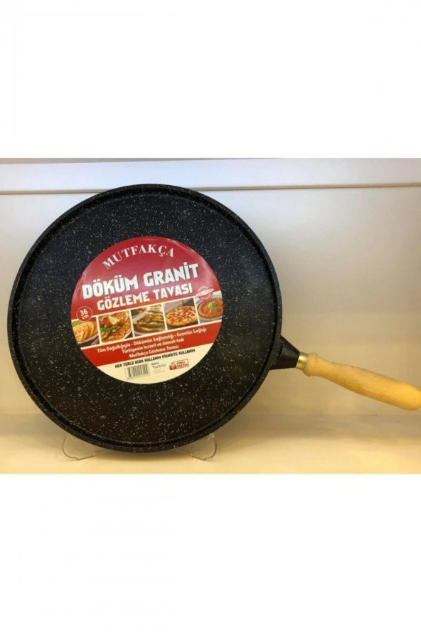 Döküm Granit Gözleme Tavası 36 Cm - 1