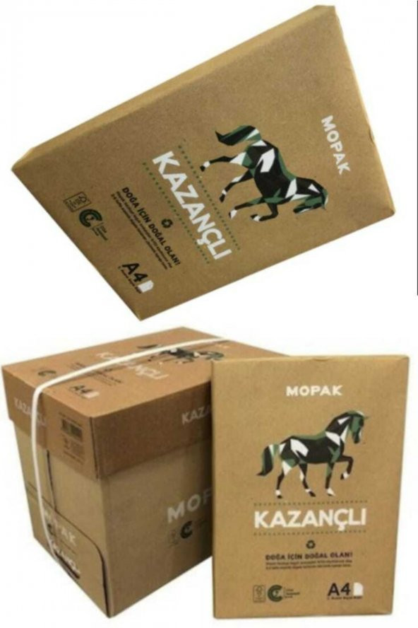 Kazançlı 80 Gram A4 Fotokopi Kağıdı 5 Paket 2500 Adet