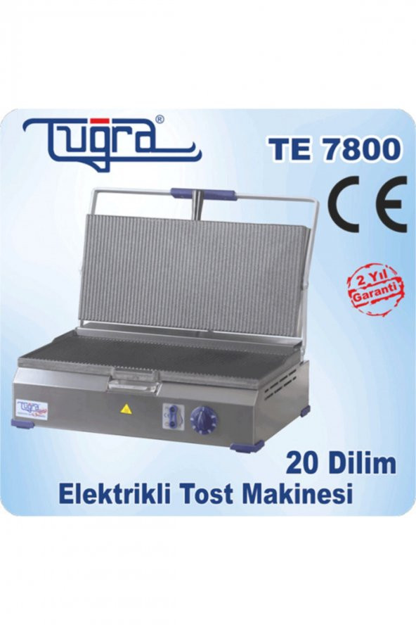 Tuğra 20 Dilim Döküm Elektrikli Sanayi Tip Tost Makinesi - 2