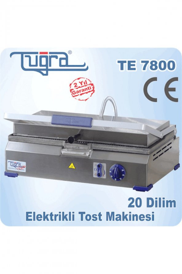 Tuğra 20 Dilim Döküm Elektrikli Sanayi Tip Tost Makinesi - 5