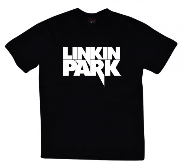 Linkin Park Baskılı T-shirt    SİYAH S