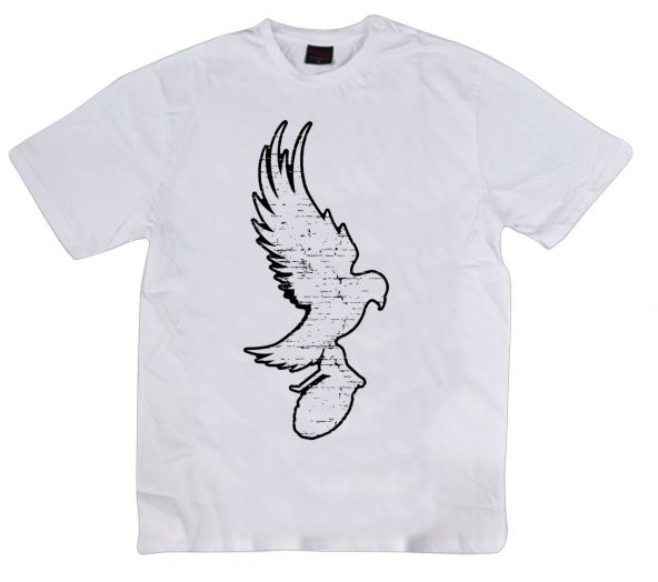 Hollywood Undead Baskılı T-shirt    BEYAZ 4XL