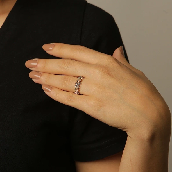 Dorika Toplu Renkli Yüzük