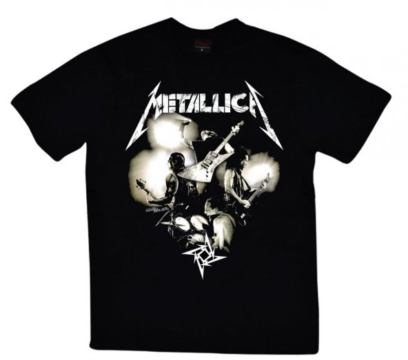 Metallica Baskılı T-shirt    SİYAH M