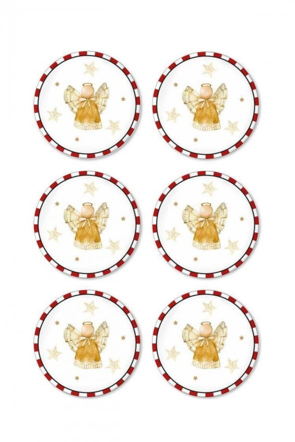 The Mia Globe Pasta Tabağı 6 Lı Set 19 Cm NEW029