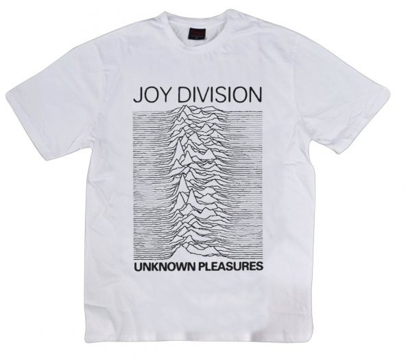 Joy Division Baskılı T-shirt    BEYAZ L