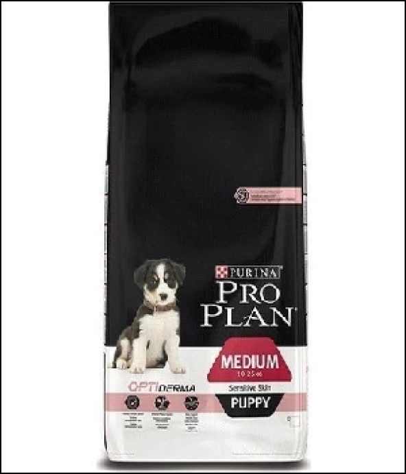 Pro Plan Optiderma Medium Orta Irk Somonlu Yavru Köpek Maması 12 Kg