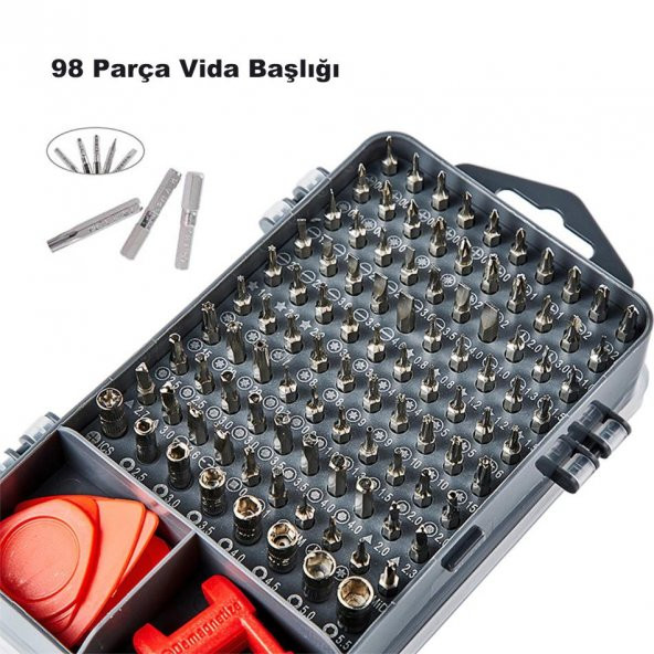 DailyTech 112 in 1 Hassas Coklu Tornavida Cep Telefonu Tamir Seti - 4