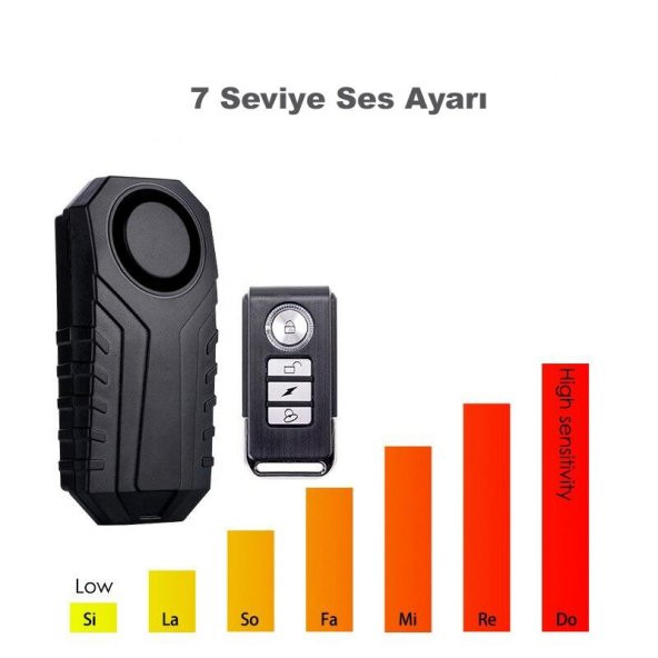 DailyTech Uzaktan Kumadalı Bisiklet Motosiklet Alarmı - 4