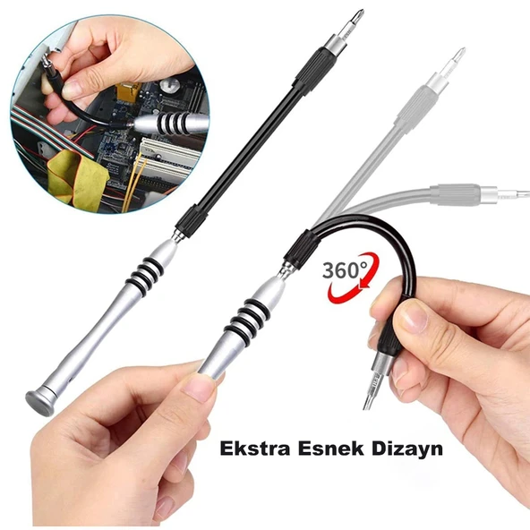 DailyTech 112 in 1 Hassas Coklu Tornavida Cep Telefonu Tamir Seti - 5