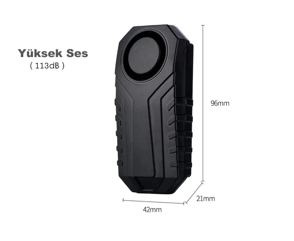 DailyTech Uzaktan Kumadalı Bisiklet Motosiklet Alarmı - 8