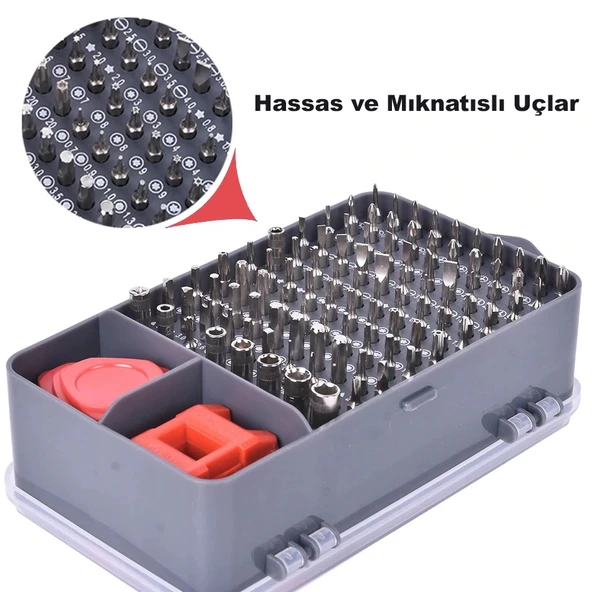 DailyTech 112 in 1 Hassas Coklu Tornavida Cep Telefonu Tamir Seti - 7