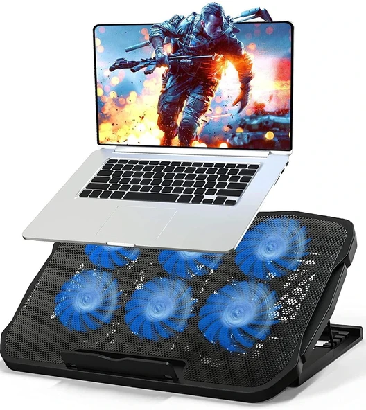 DailyTech 15.6 inç 6 Fanlı Dizüstü Sessiz Laptop Soğutucu Standı