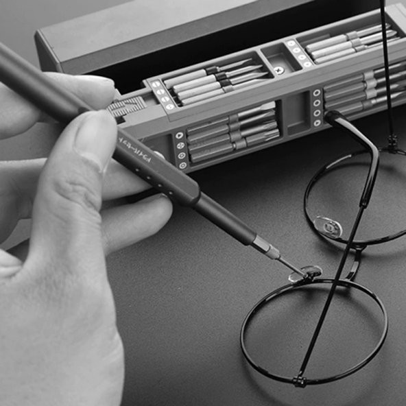 DailyTech 46 in 1 Hassas Manyetik Tornavida Seti Telefon PC Tamir Kiti - 10
