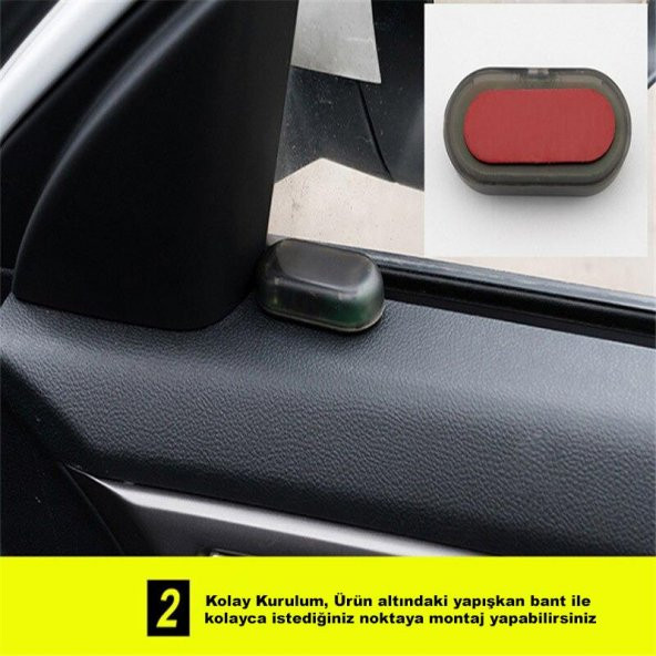 DailyTech Fake Sahte Araç Güvenlik Yanıp Sönen Alarm LED Işık - 5