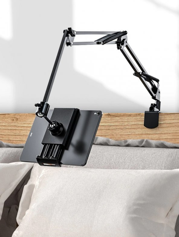 DailyTech 360 Derece Uzun Kol Tablet Telefon Tutucu Stand Stant - 3