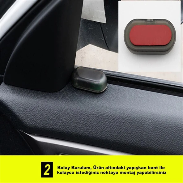 DailyTech Fake Sahte Araç Güvenlik Yanıp Sönen Alarm LED Işık - 5