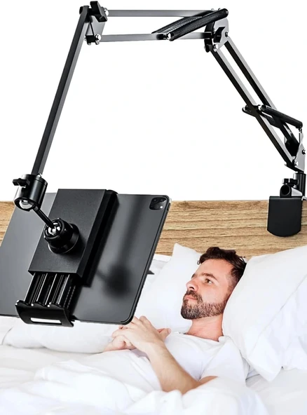 DailyTech 360 Derece Uzun Kol Tablet Telefon Tutucu Stand Stant