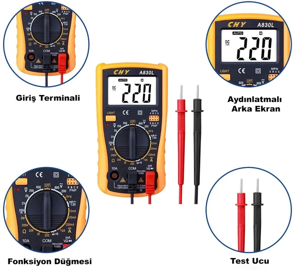 DailyTech 60W Ayarlanabilir Elektrikli Havya Kiti Full Lehim Seti - 7