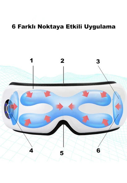 DailyTech Şarjlı Akıllı Göz Yüz Terapi Masaj Aleti - 5