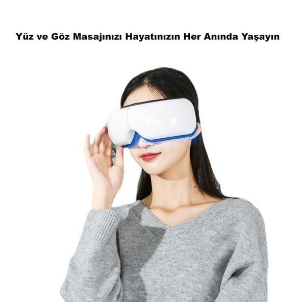 DailyTech Şarjlı Akıllı Göz Yüz Terapi Masaj Aleti - 10