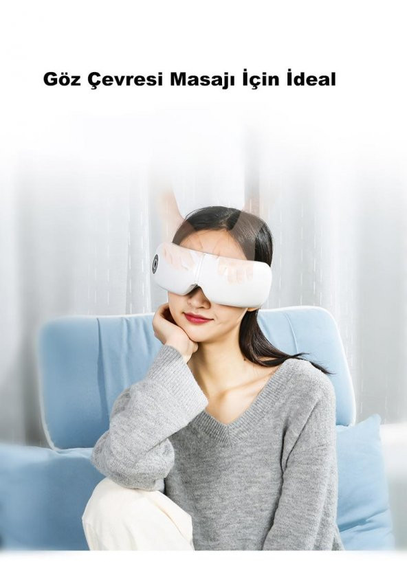 DailyTech Şarjlı Akıllı Göz Yüz Terapi Masaj Aleti - 12