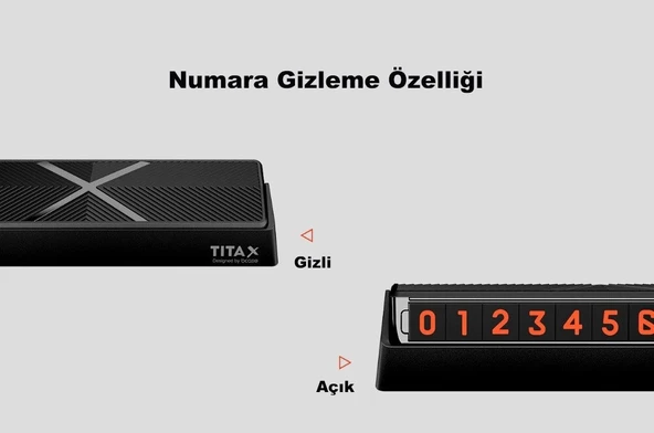 DailyTech Mijia Titax Araç Araba Park Numaratör - 5