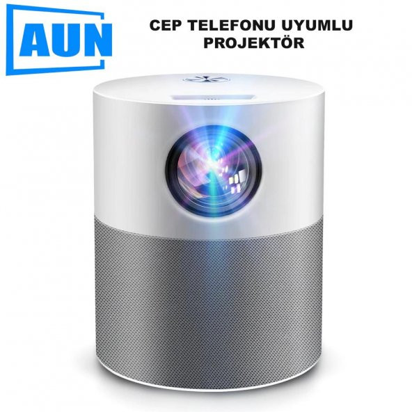 AUN Full Hd Projektör 1080p Ios & Android Telefon Destekli Led Projeksiyon SKAUNPRJTÖR - 3