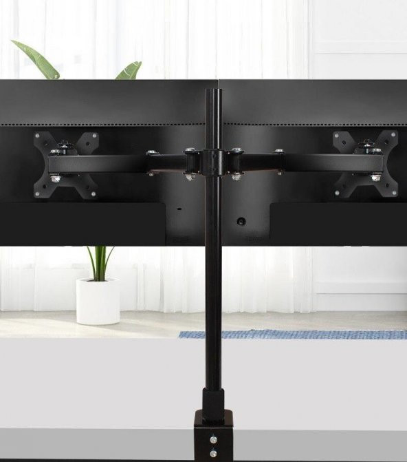 DailyTech Masaüstü Ayarlanabilir 14-32” Çift Kol Monitör Tutucu - 10